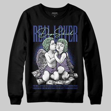 Jordan 1 Retro Low OG Zion Williamson Voodoo Alternate DopeSkill Sweatshirt Real Lover Graphic Streetwear - black