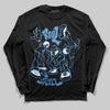 Jordan 4 SB “Summit White/Navy” DopeSkill Long Sleeve T-Shirt Real Y2K Players Graphic Streetwear - Black