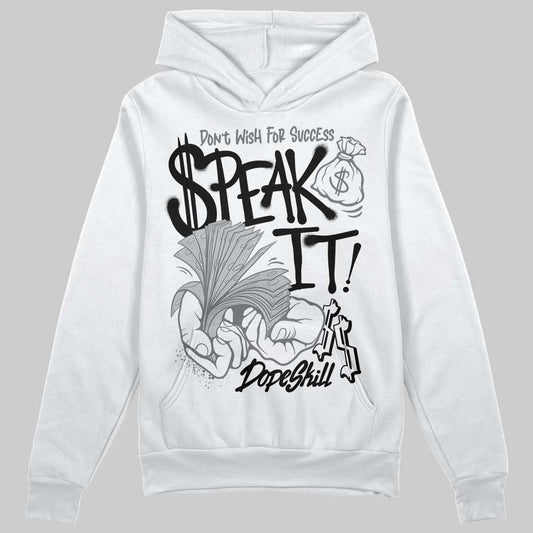 Jordan 4 “Fear” DopeSkill Hoodie Sweatshirt Speak It Graphic Streetwear - White