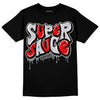 Jordan 2 Retro "Black Cement" DopeSkill T-Shirt Super Sauce Graphic Streetwear - Black