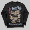 Jordan 3 GS “Denim/Pink Glow” DopeSkill Long Sleeve T-Shirt The Mouth With No Droughts Graphic Streetwear - Black