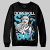 Jordan 8 Retro 'Aqua' 2025 DopeSkill Sweatshirt Stay It Busy Graphic Streetwear - Black