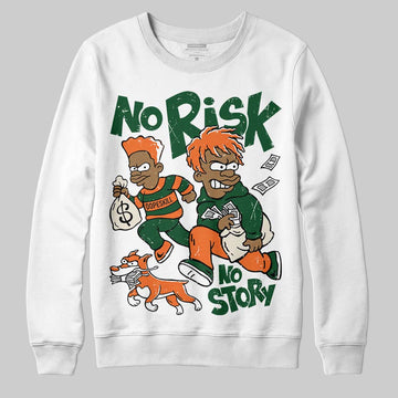 SoleFly x Air Jordan 3 “Fruits Of Our Labor” DopeSkill Sweatshirt No Risk No Story Graphic Streetwear - White