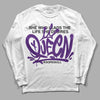 Jordan 12 “Field Purple” DopeSkill Long Sleeve T-Shirt Queen Graphic Streetwear - White