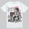 Jordan 3 Retro Pure Money DopeSkill T-Shirt Drip'n Never Tripp'n Graphic Streetwear - White