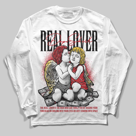 Jordan 14 Retro Ferrari (2025) DopeSkill Long Sleeve T-Shirt Real Lover Graphic Streetwear - White 