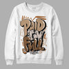 Jordan 3 Retro Palomino DopeSkill Sweatshirt New Paid In Full Graphic Streetwear - White