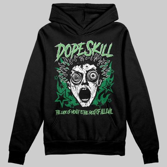 Green Sneakers DopeSkill Hoodie Sweatshirt Root of Evil Graphic Streetwear - Black