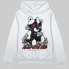 Jordan 14 Retro ‘Black Toe’ DopeSkill Hoodie Sweatshirt MOMM Bear Graphic Streetwear - White