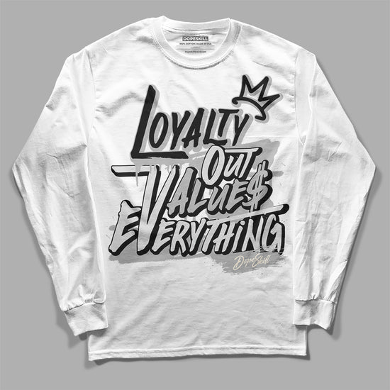 Dunk Low Cool Grey DopeSkill Long Sleeve T-Shirt LOVE Graphic Streetwear - White