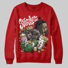 Nigel Sylvester x Air Jordan 4 ‘Brick by Brick’ DopeSkill Sweatshirt Stressless Graphic Streetwear - Red
