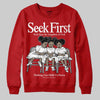 Red Sneakers DopeSkill Sweatshirt New Seek First Graphic Streetwear - Red
