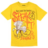 Yellow Sneakers DopeSkill Gold T-Shirt Speak It Graphic Streetwear