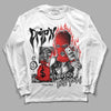 Jordan Spizike Low Bred DopeSkill Long Sleeve T-Shirt Drip'n Never Tripp'n Graphic Streetwear - White 