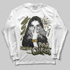 Jordan 3 “Medium Olive” aka “Family Affair” DopeSkill Long Sleeve T-Shirt NPC Graphic Streetwear - White