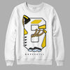 Jordan 6 “Yellow Ochre” DopeSkill Sweatshirt No.6 Graphic Streetwear - White