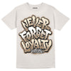 Jordan 5 SE “Sail” DopeSkill Sand T-shirt Never Forget Loyalty Graphic Streetwear