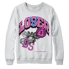 Jordan 4 GS “Hyper Violet” DopeSkill Sweatshirt Loser Lover Graphic Streetwear - White