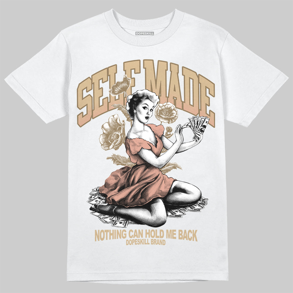 TAN Sneakers DopeSkill T-Shirt Self Made Graphic Streetwear - White 