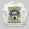 Neon Green Sneakers DopeSkill Long Sleeve T-Shirt Root of Evil Graphic Streetwear - White