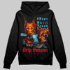 Red Sneakers DopeSkill Hoodie Grind Pray Graphic Streetwear - Black