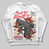 Red Sneakers DopeSkill Long Sleeve T-Shirt Don't Bet Against Us Graphic Streetwear - White