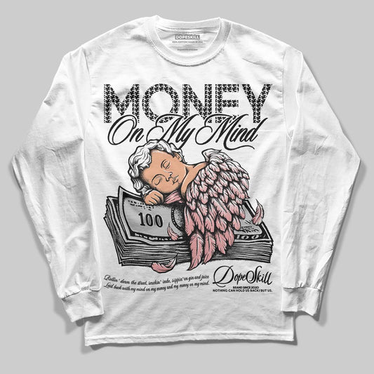 Harris Tweed x Wmns Dunk Low 'Black Phantom' DopeSkill Long Sleeve T-Shirt MOMM Graphic Streetwear - White 