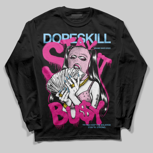 Jordan 6 “Doernbecher” DopeSkill Long Sleeve T-Shirt Stay It Busy Graphic Streetwear - Black