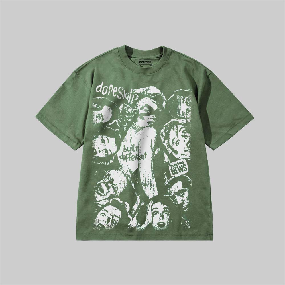 Built Different DopeSkill Premium T-shirt Streetwear - Moss