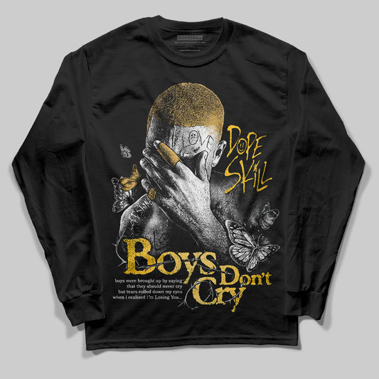 Jordan 12 "Phantom" DopeSkill Long Sleeve T-Shirt Boys Don't Cry Graphic Streetwear - Black