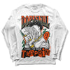 Dunk Low Team Dark Green Orange DopeSkill Long Sleeve T-Shirt Sorry I've Been Trappin Graphic Streetwear - White