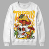 Yellow Sneakers DopeSkill Sweatshirt Trippin Graphic Streetwear - White