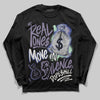 Jordan 1 Retro Low OG Zion Williamson Voodoo Alternate DopeSkill Long Sleeve T-Shirt Real Ones Move In Silence Graphic Streetwear - Black