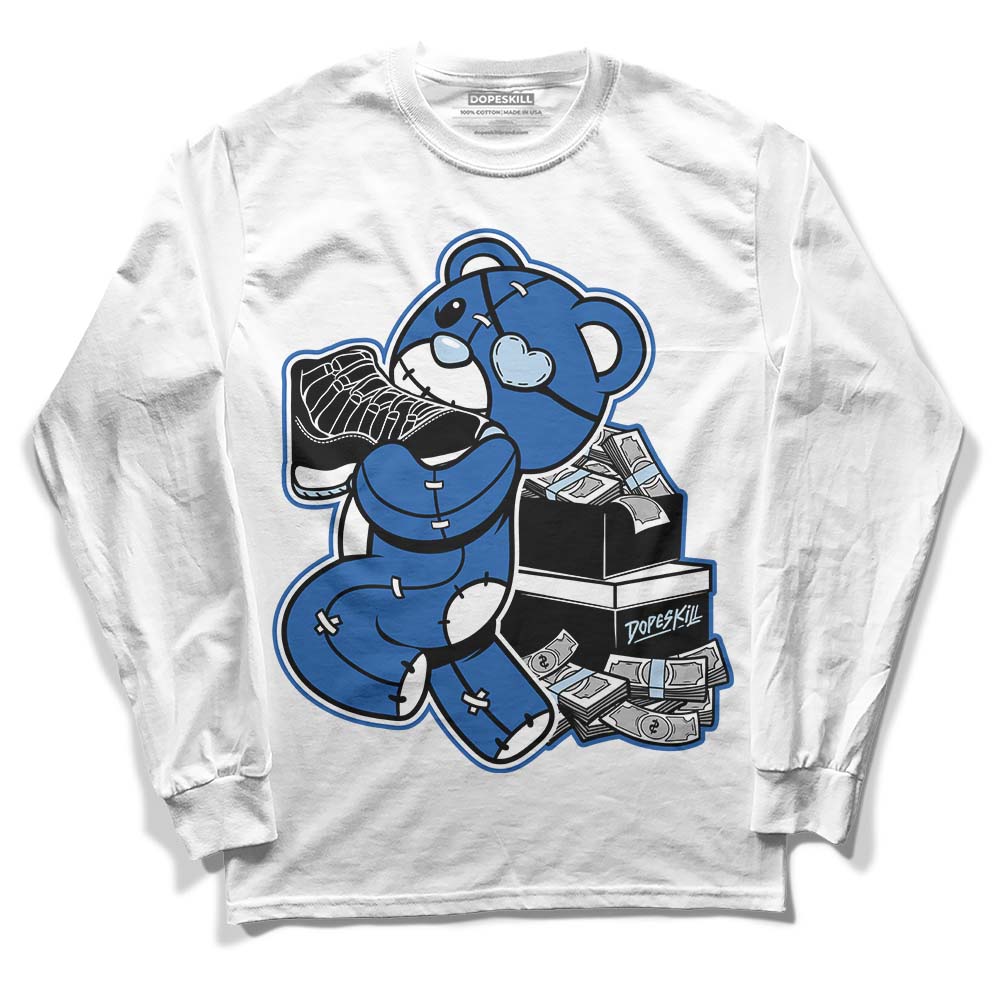 Jordan 11 Low “Space Jam” DopeSkill Long Sleeve T-Shirt Bear Steals Sneaker Graphic Streetwear - White 