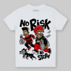 Dunk Low Panda White Black DopeSkill Toddler Kids T-shirt No Risk No Story Graphic Streetwear - White