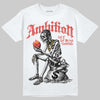 Red Sneakers DopeSkill T-Shirt Ambition Graphic Streetwear - White