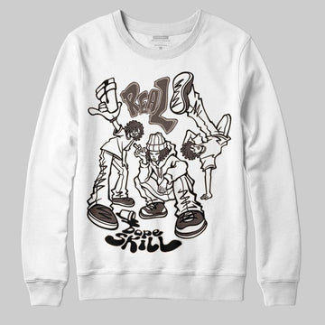 Adidas Samba OG White Black Clear Granite DopeSkill Sweatshirt Real Y2K Players Graphic Streetwear - White