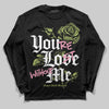 Chase B x Travis Scott x Jordan Jumpman Jack DopeSkill Long Sleeve T-Shirt You’re Lost Without Me Graphic Streetwear - Black