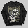 Jordan 3 “Medium Olive” aka “Family Affair” DopeSkill Long Sleeve T-Shirt Mystery Ghostly Grasp Graphic Streetwear - black
