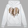 Jordan 3 Retro Palomino DopeSkill Hoodie Sweatshirt Slime Drip Heart Graphic Streetwear - White