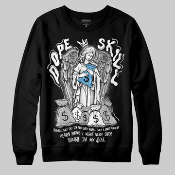 Jordan 10 OG “Steel” DopeSkill Sweatshirt Angels Graphic Streetwear - Black