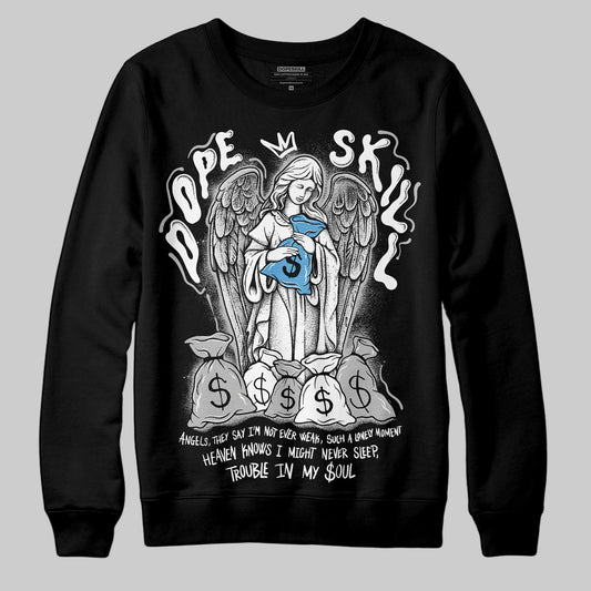 Jordan 10 OG “Steel” DopeSkill Sweatshirt Angels Graphic Streetwear - Black