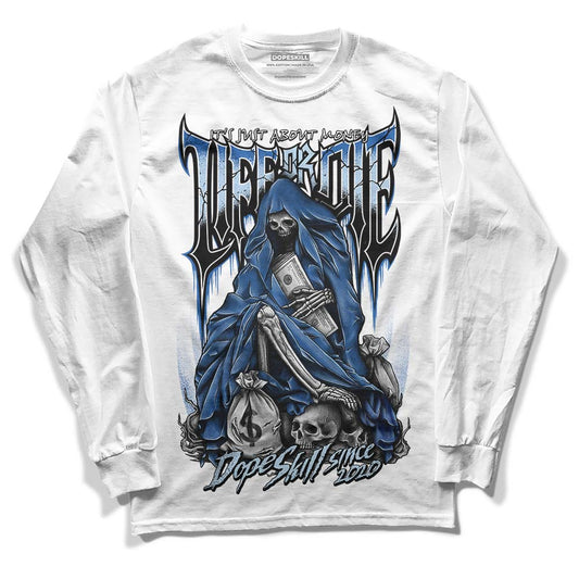 Jordan 11 Low “Space Jam” DopeSkill Long Sleeve T-Shirt Life or Die Graphic Streetwear - White