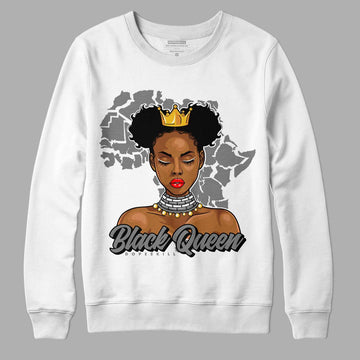 Jordan 1 Retro High OG Washed Heritage DopeSkill Sweatshirt Black Queen Graphic Streetwear - White