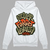 Olive Sneakers DopeSkill Hoodie Sweatshirt Never Forget Loyalty Graphic Streetwear - White