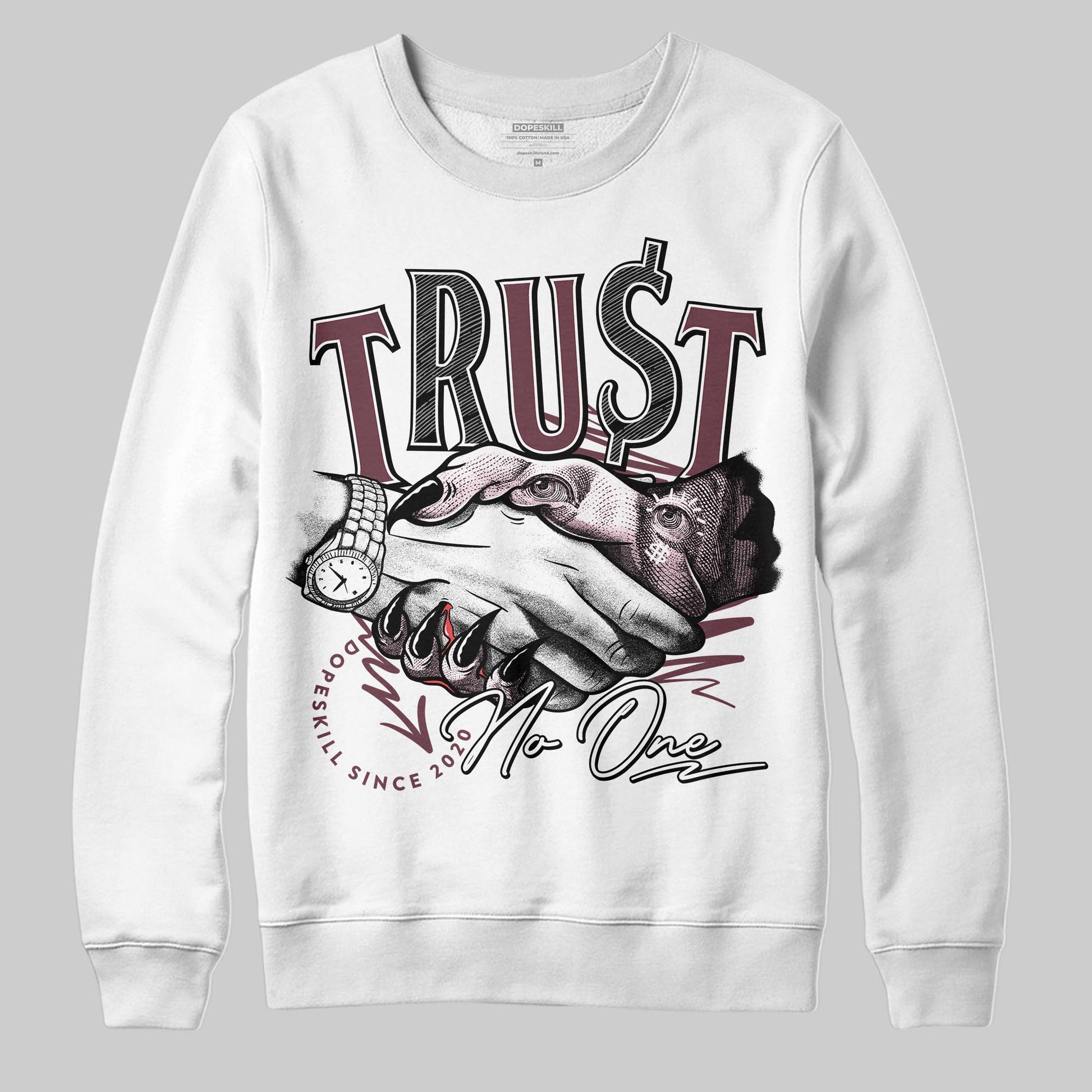 Asics Gel-Cumulus 16 "Port Royal" DopeSkill Sweatshirt Trust No One Graphic Streetwear - White