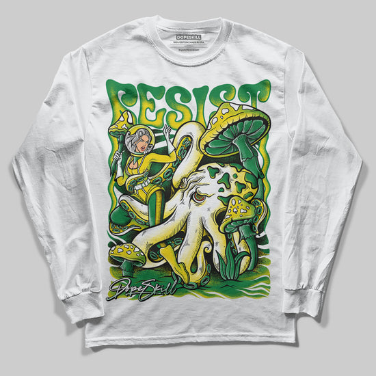 Dunk Low Reverse Brazil DopeSkill Long Sleeve T-Shirt Resist Graphic Streetwear - White 