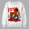 Jordan 1 Retro High OG "Satin Bred" DopeSkill Sweatshirt Drip'n Never Tripp'n Graphic Streetwear - White