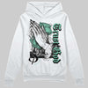 Jordan 3 "Green Glow" DopeSkill Hoodie Sweatshirt Trust God Graphic Streetwear - White