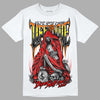 Jordan 1 Retro High OG "Satin Bred" DopeSkill T-Shirt Life or Die Graphic Streetwear - White